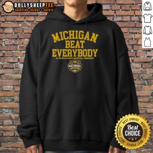 Official Michigan Wolverines NCAA DI MBB 2026 National Champions hoodie showcasing team pride and victory.