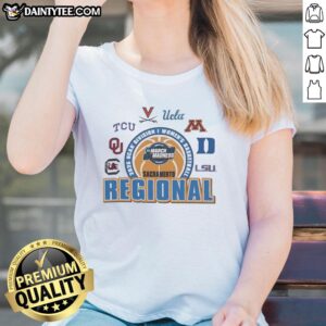Alt Text: Original NCAA Division I Women's Basketball Sacramento Regional 2026 ladies tee featuring vibrant team colors and logo.