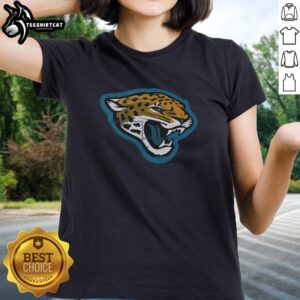 Good Jacksonville Jaguars Rivet Logo ladies' tee featuring team colors and stylish design for female fans.