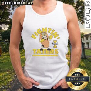 Premium Fightin' Taters Idaho Vandals tank top showcasing school spirit and vibrant team colors for fans and supporters.