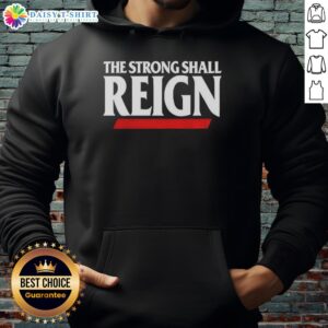 Top The Strong Shall Reign Cincinnati Bearcats hoodie featuring a bold logo, perfect for fans and stylish game day wear.