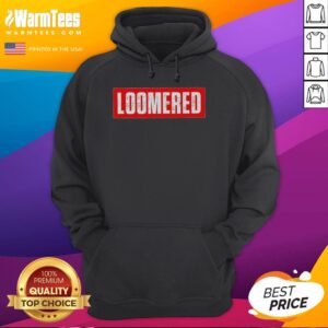 Original Loomered Logo Hoodie in black, featuring a stylish design perfect for casual wear and street fashion.