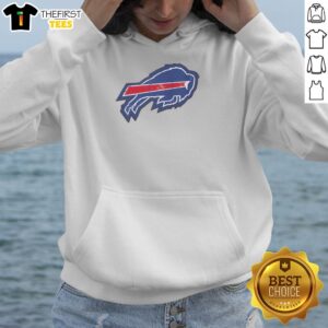 Awesome Buffalo Bills Rivet Logo Hoodie featuring a bold design, perfect for fans supporting their team in style.