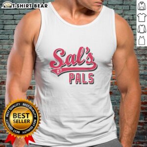 Official Sals Pals Sal Stewart fan tank top featuring vibrant design, perfect for fans at events and casual wear.