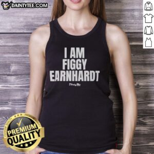 Official I Am Figgy Earnhardt tank top featuring a stylish design perfect for racing fans and casual wear.