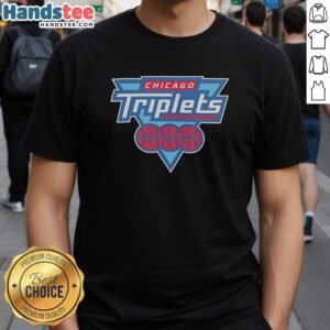 Top Big3 Chicago Triplets Logo T-Shirt featuring bold graphics and vibrant colors for fans of the Big3 basketball league.