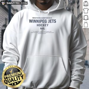 Nice Western Conference Winnipeg Jets Hockey NHL T-Shirt - Image 2