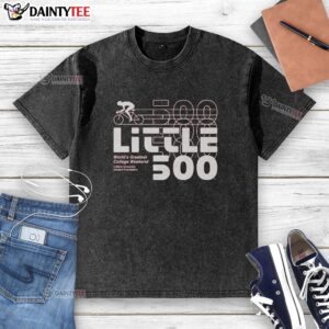 Nice IU Student Foundation Little 500 retro t-shirt showcasing a classic college style in washed fabric.
