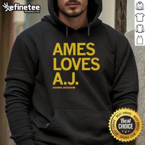 Top Ames Loves A J Arianna Jackson hoodie in vibrant colors, perfect for casual wear and showcasing unique style.