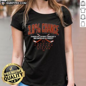 Top Philadelphia Hockey 3.8 Chance Ladies Tee featuring a stylish design perfect for hockey fans and casual wear.
