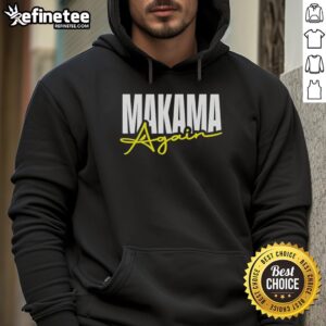 Alt Text: Premium Jovon Makama Again Norwich City Signature Hoodie in stylish design, perfect for fans and casual wear.