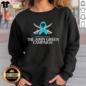 Original John Green Campaign Sweatshirt featuring bold logo design and comfortable fit, perfect for fans and supporters.