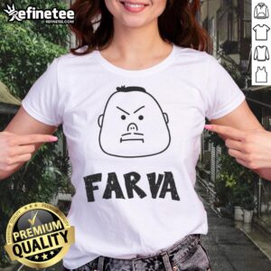 Cartoon drawing of ladies at an Awesome Farva Bachelor Party, featuring big heads and festive vibes on a tee design.
