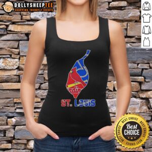 Stylish Nice St. Louis Sports Teams graphic on a trendy tank top, perfect for sports fans and summer outings.