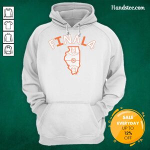 Stylish Top Final 4 Il Hoodie featuring team colors and logo, perfect for fans and supporters of the championship.