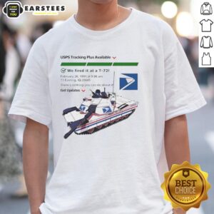 Alt Text: Awesome USPS Tracking Plus Available T-Shirt featuring a stylish design for postal service enthusiasts.