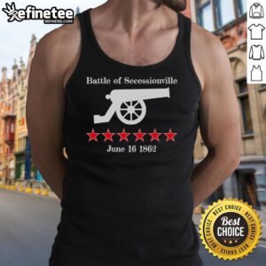 Hot The Battle of Secessionville Civil War tank top featuring a vintage cannon design, perfect for history enthusiasts.