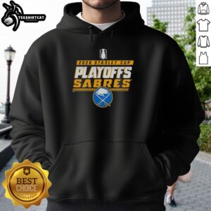 Vintage Buffalo Sabres hoodie for the 2026 Stanley Cup Playoffs, showcasing team spirit and retro hockey style.