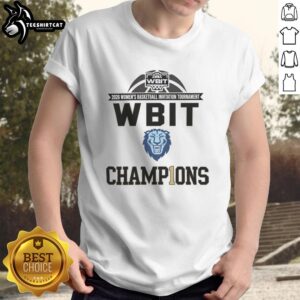 Premium Columbia Lions Division I Women's Bit Champions T-Shirt showcasing team spirit and high-quality fabric.