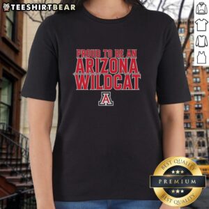 Arizona Wildcats ladies tee featuring vibrant colors and logo, perfect for proud fans showing school spirit.