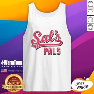 Premium Sals Pals Sal Stewart fan tank top featuring vibrant design and comfortable fit for music enthusiasts.