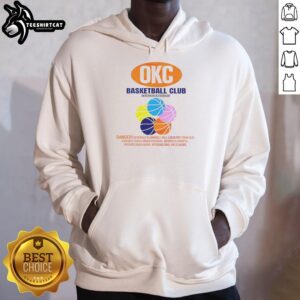 Stylish Oklahoma City Thunder basketball hoodie showcasing interior and exterior design details.