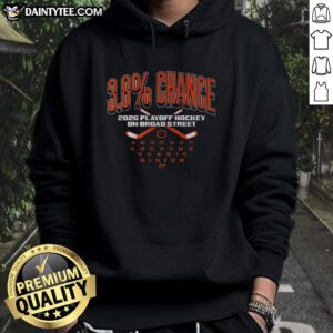 Top Philadelphia Hockey 3.8 Chance Hoodie featuring team colors and logo, perfect for fans and casual wear.