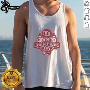 Alt Text: Premium Denver Pioneers NCAA Hockey Champions 2026 tank top featuring team colors and logo for fans and athletes.