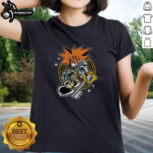 Pretty Return to the Light Kingdom Hearts ladies tee featuring vibrant graphics and stylish design for fans.