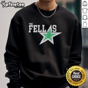 Official Dallas Stars The Fellas Sweatshirt featuring team logo, perfect for fans and cozy game day attire.