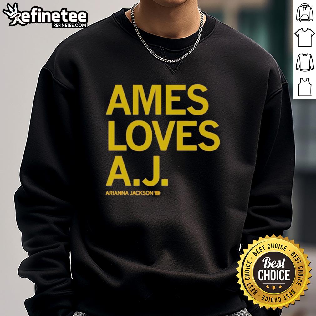 top-ames-loves-a-j-arianna-jackson-sweatshirt Top Ames Loves A J Arianna Jackson Sweatshirt in vibrant colors, perfect for casual wear and stylish comfort.