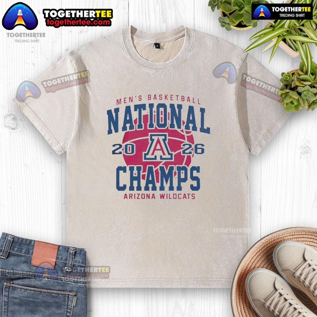 Top Arizona Wildcats 2026 NCAA Men's Basketball National Championship Game Indianapolis Indiana Washed T-Shirt Top Arizona Wildcats 2026 NCAA Men's Basketball Championship Game washed t-shirt, showcasing team pride in Indianapolis, Indiana.