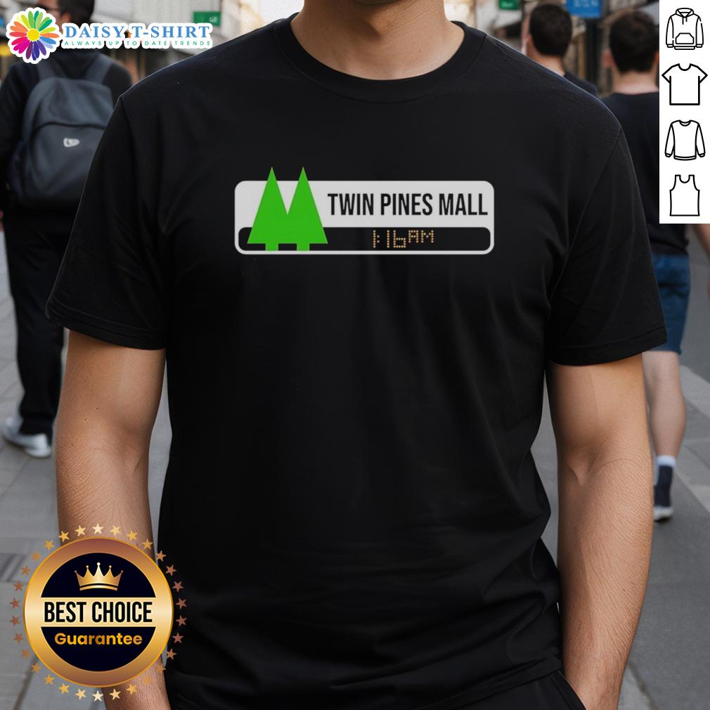 Top Back To The Future Twin Pines Mall 1 16Am T Shirt Top Back To The Future Twin Pines Mall T-Shirt featuring iconic design and vibrant colors for fans of the classic movie.