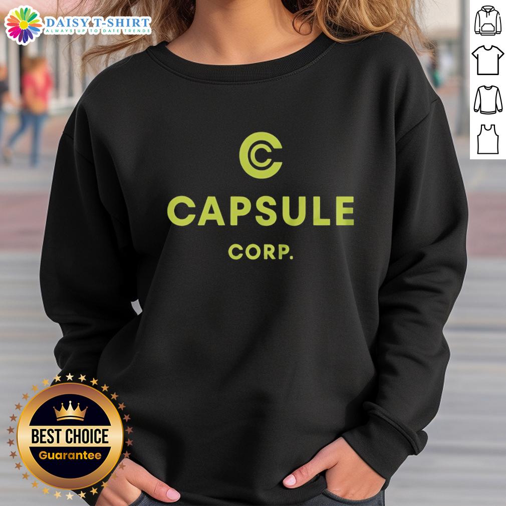 Top Capsule Corp Trunks Dragon Ball Sweatshirt Top Capsule Corp Trunks Dragon Ball sweatshirt featuring vibrant colors and iconic anime design for fans and collectors.