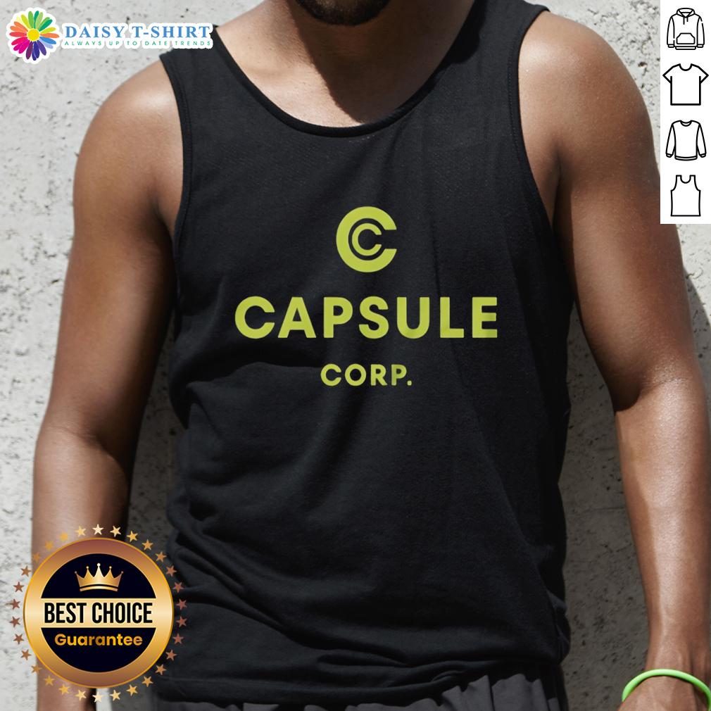 Top Capsule Corp Trunks Dragon Ball Tank Top Stylish Top Capsule Corp Trunks Dragon Ball tank top featuring vibrant colors and iconic design for anime fans.
