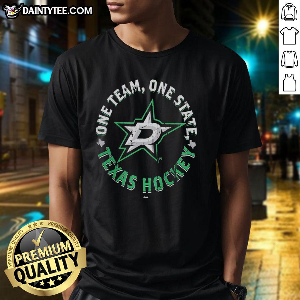 top-dallas-stars-one-team-one-state-texas-hockey-2026-stanley-cup-playoffs-t-shirt-2 Alt Text: Top Dallas Stars One Team One State Texas Hockey T-Shirt for 2026 Stanley Cup Playoffs, featuring bold team graphics.