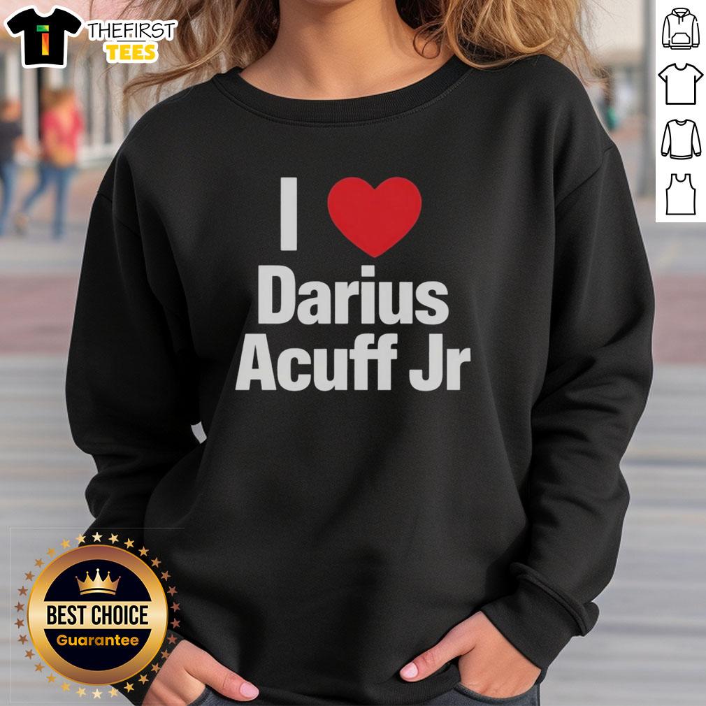 top-darius-acuff-jr-i-heart-darius-acuff-jr-sweatshirt Top Darius Acuff Jr I Heart Darius Acuff Jr Sweatshirt displayed on a hanger, showcasing its stylish design and vibrant colors.