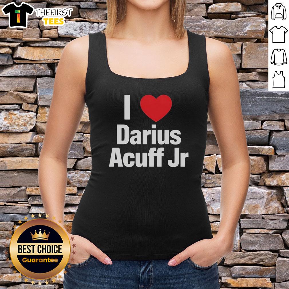 top-darius-acuff-jr-i-heart-darius-acuff-jr-tank-top Darius Acuff Jr. wearing a stylish 'I Heart Darius Acuff Jr.' tank top, showcasing his trendy fashion statement.