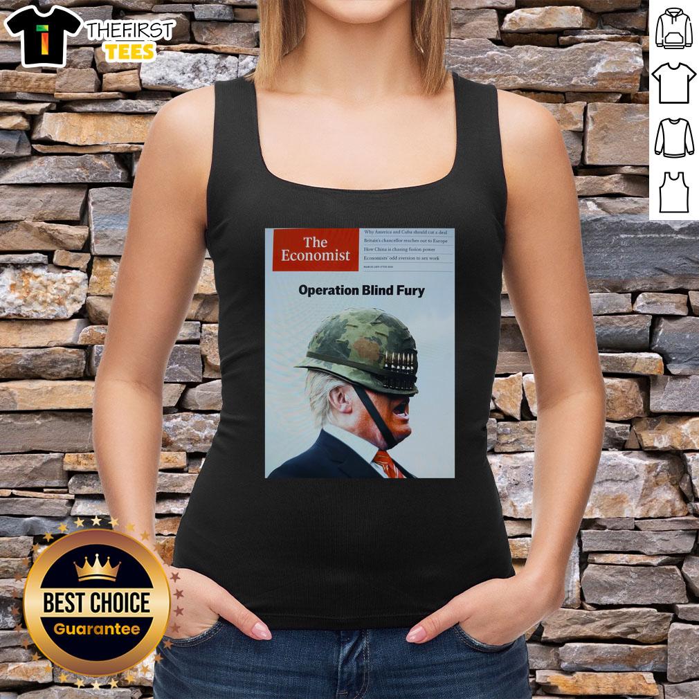 top-donald-trump-the-economist-operation-blind-fury-tank-top Top Donald Trump The Economist Operation Blind Fury tank top featuring bold graphics and a stylish design for fans.