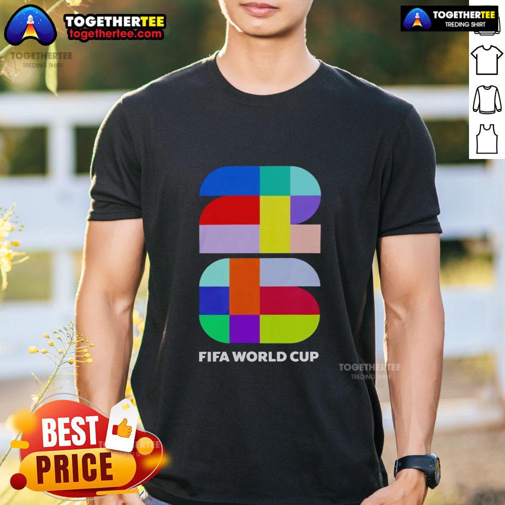 Top Fifa 2026 World Cup Colour Logo Emblem T Shirt FIFA 2026 World Cup color logo emblem t-shirt design featuring vibrant graphics and official branding, perfect for fans.