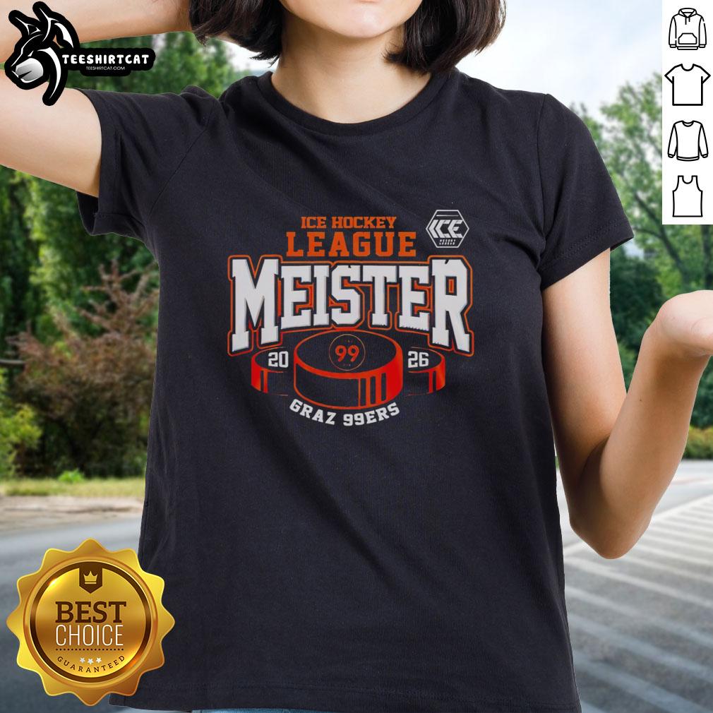 top-graz-99ers-hockey-meister-ice-hockey-league-2026-ladies-tee Alt Text: Top Graz 99ers Hockey Meister Ice Hockey League 2026 ladies tee featuring team logo and stylish design.