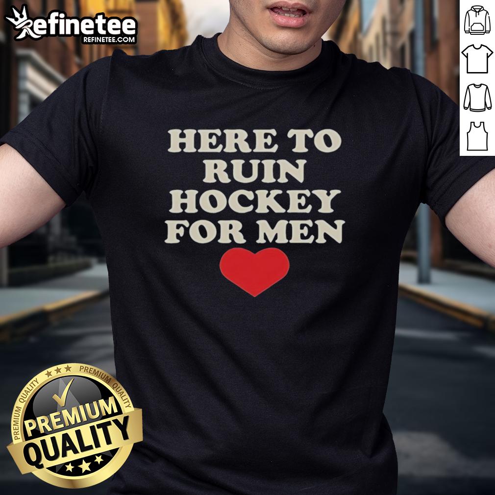 top-here-to-ruin-hockey-for-men-heart-shape-retro-t-shirt Heart-shaped retro T-shirt design reading 'Top Here To Ruin Hockey For Men' featuring playful typography and vibrant colors.