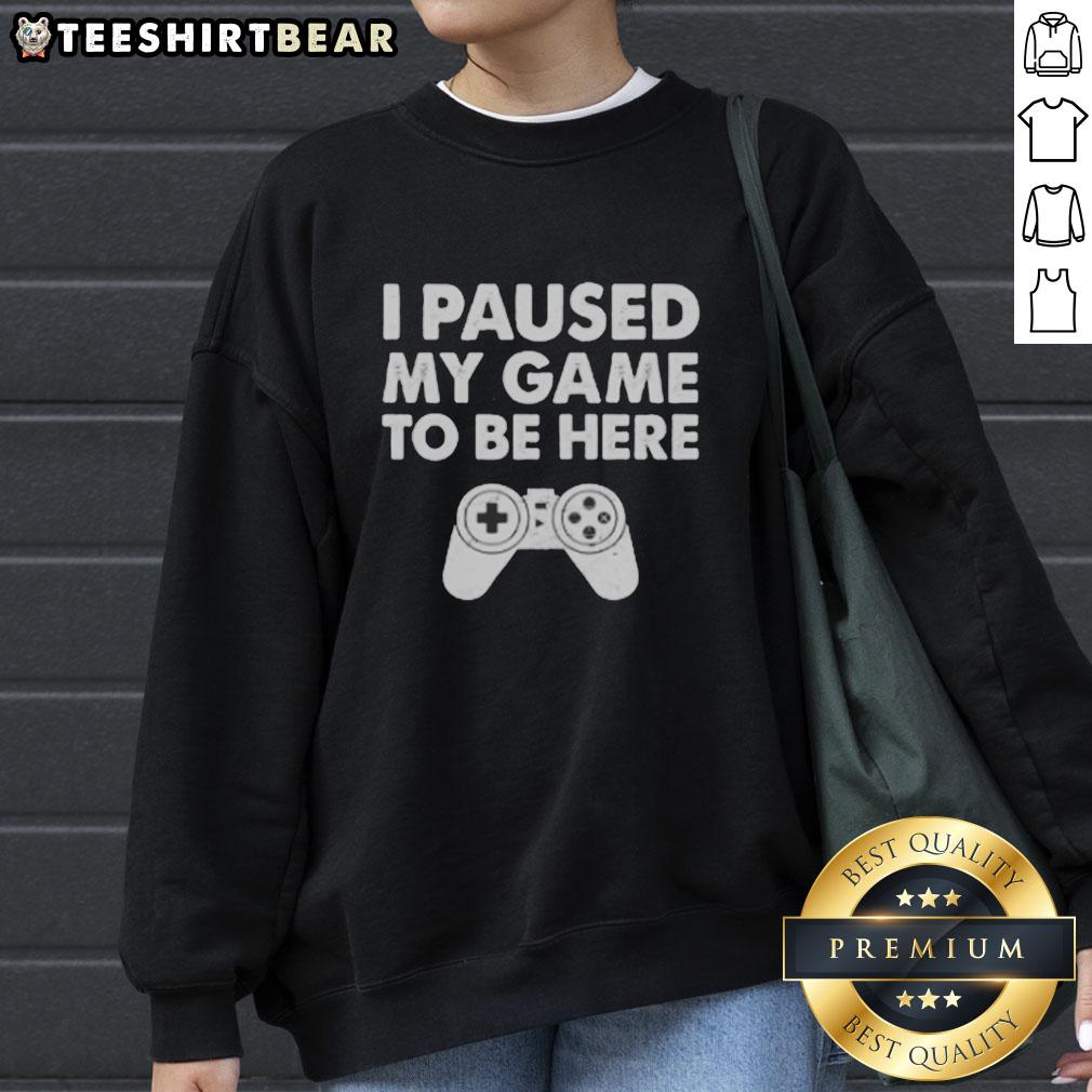 top-hikaru-shida-i-paused-my-game-to-be-her-sweatshirt Stylish 'Top Hikaru Shida I Paused My Game To Be Her' sweatshirt featuring a bold design for gaming and wrestling fans.