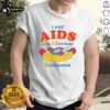 Top 'I Got Aids All I Devour Sausages' T-Shirt design featuring bold text and vibrant graphics for a humorous statement.