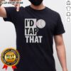 Top I'D Tap That Baseball Graphic T-Shirt featuring a fun, playful design perfect for baseball fans and casual wear.