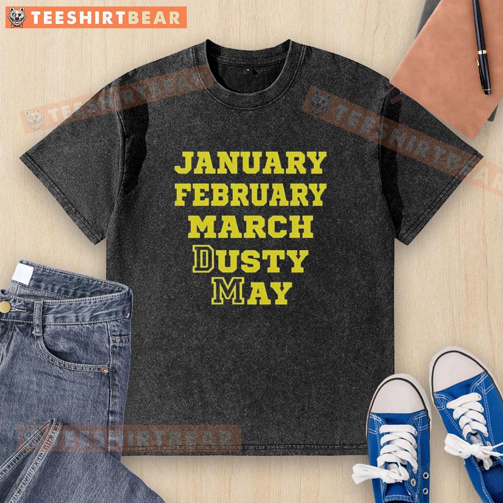 top-january-february-march-dusty-may-washed-t-shirt Top January February March Dusty May Washed T-Shirt in soft fabric, featuring a casual design perfect for everyday wear.