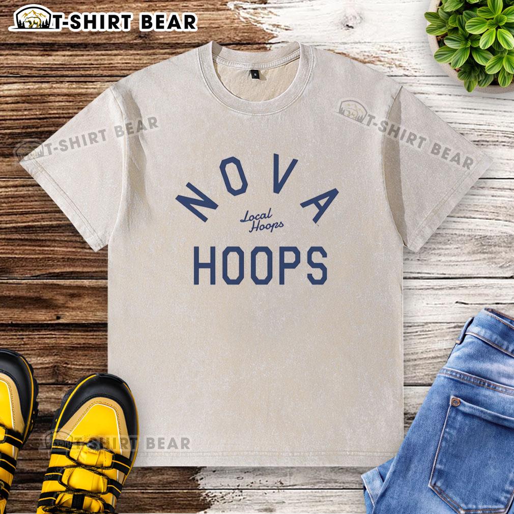 Top Local Hoops Nova Hoops Washed T Shirt Top Local Hoops Nova Hoops washed t-shirt in soft fabric, featuring a trendy design perfect for basketball fans.