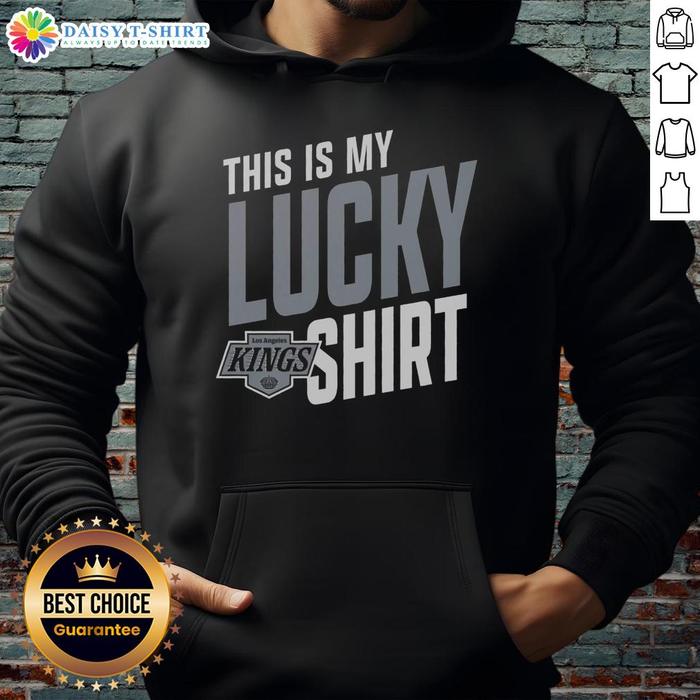 Top Los Angeles Kings This Is My Lucky Hoodie Top Los Angeles Kings hoodie featuring team logo, perfect for fans looking to show their team spirit and style.