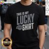 Top Los Angeles Kings 'This Is My Lucky' T-shirt featuring team colors and logo, perfect for Kings fans and game day.