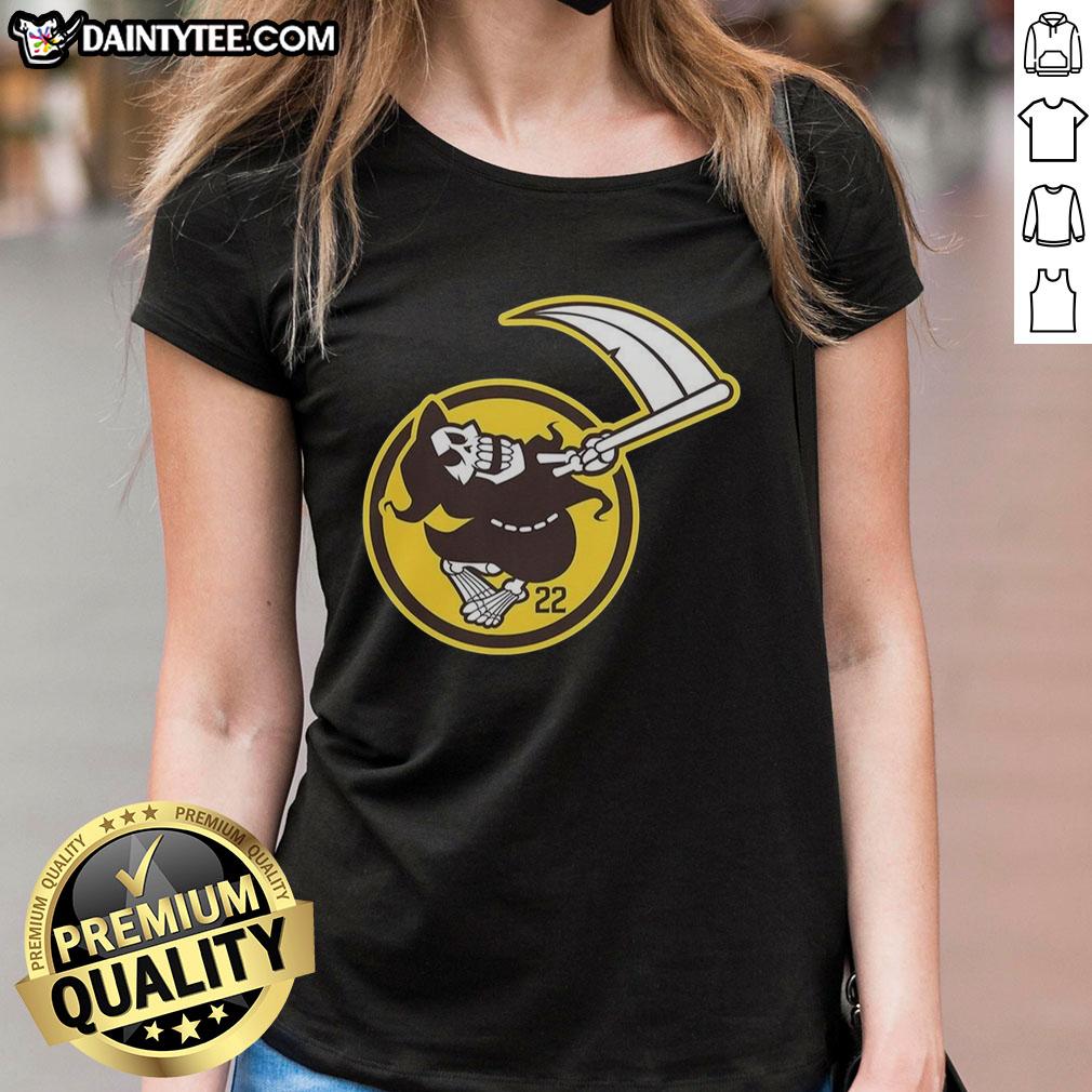 top-mason-miller-san-diego-padres-mlb-the-grim-reaper-number-22-ladies-tee Top Mason Miller San Diego Padres MLB The Grim Reaper Number 22 Ladies Tee in vibrant team colors and stylish design.